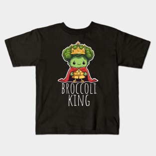 Broccoli King Cute Kids T-Shirt